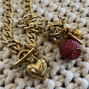 Juicy Couture Charm bracelet & necklace
